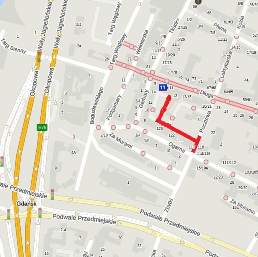 גדנסק Apartament Old Town Dluga מראה חיצוני תמונה